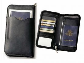 #9018 Leather Travel Wallet