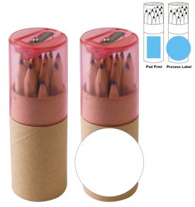 LL193 Coloured Pencils in Cardboard Tube